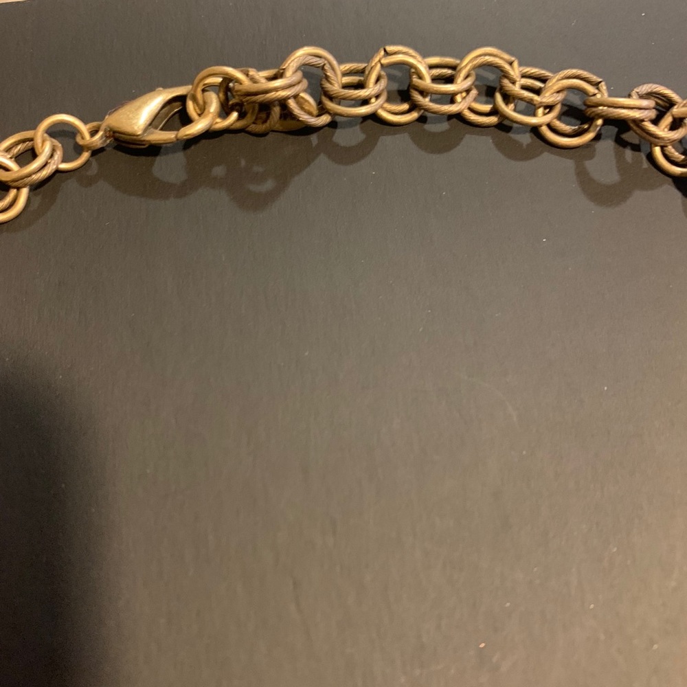 Unique Gold-Tone Statement Necklace - image 5